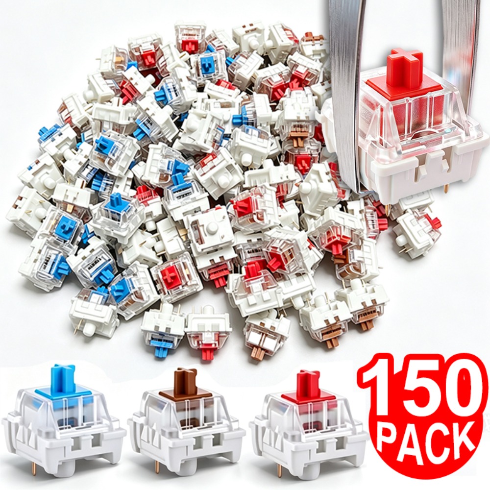 Gaming Keyboard Blue - 1-150 adet 3 Pin DIY mekanik