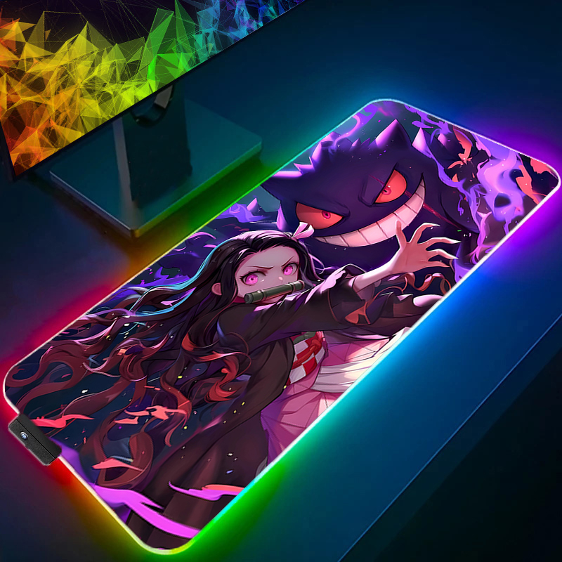Gaming Keyboard Top - RGB Büyük Mouse Pad Ofis Masa