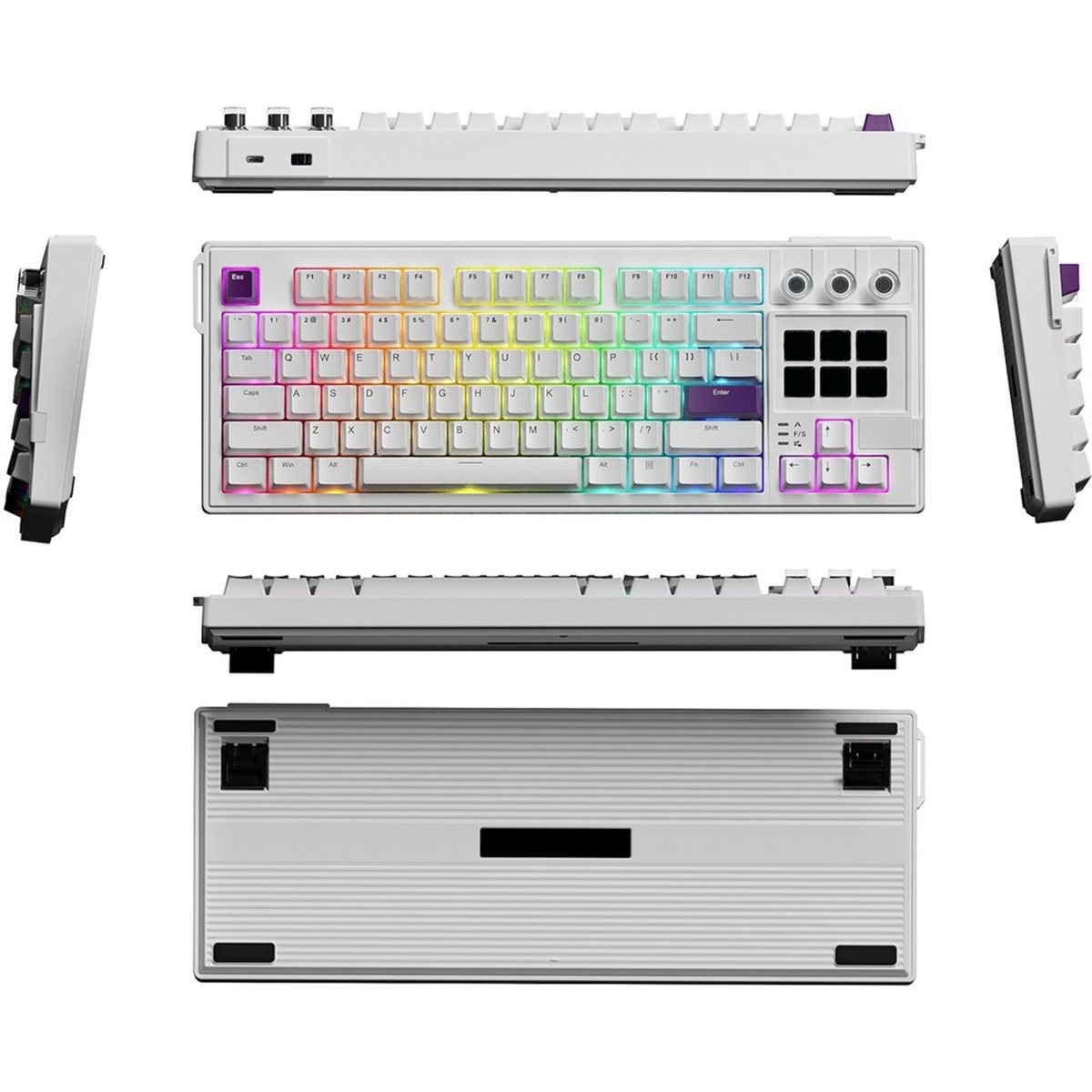 Gaming Keyboard Ergonomic - güncelleme. K1 PRO Görsel Mekanik Klavye