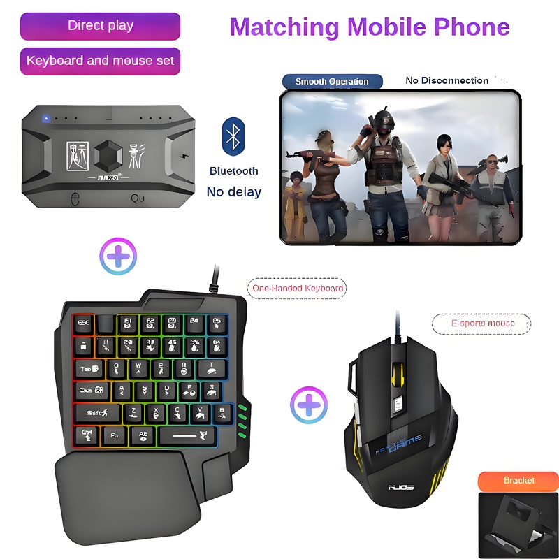 Gaming Keyboard And Mouse Combo - M1 Pro Gamepad Cep Telefonu Oyun