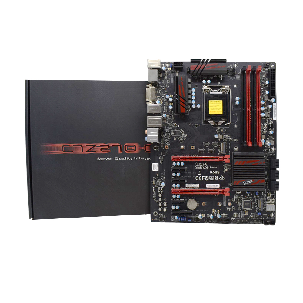 Intel Cpu Core I9 - Supermicro Yepyeni C7Z270-CG-L Z270 LGA 1151