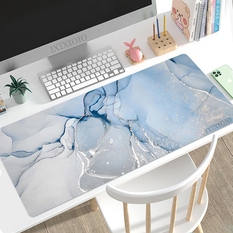 Gaming Keyboard Non Mechanical - Moda mermer Mouse Pad oyun XL