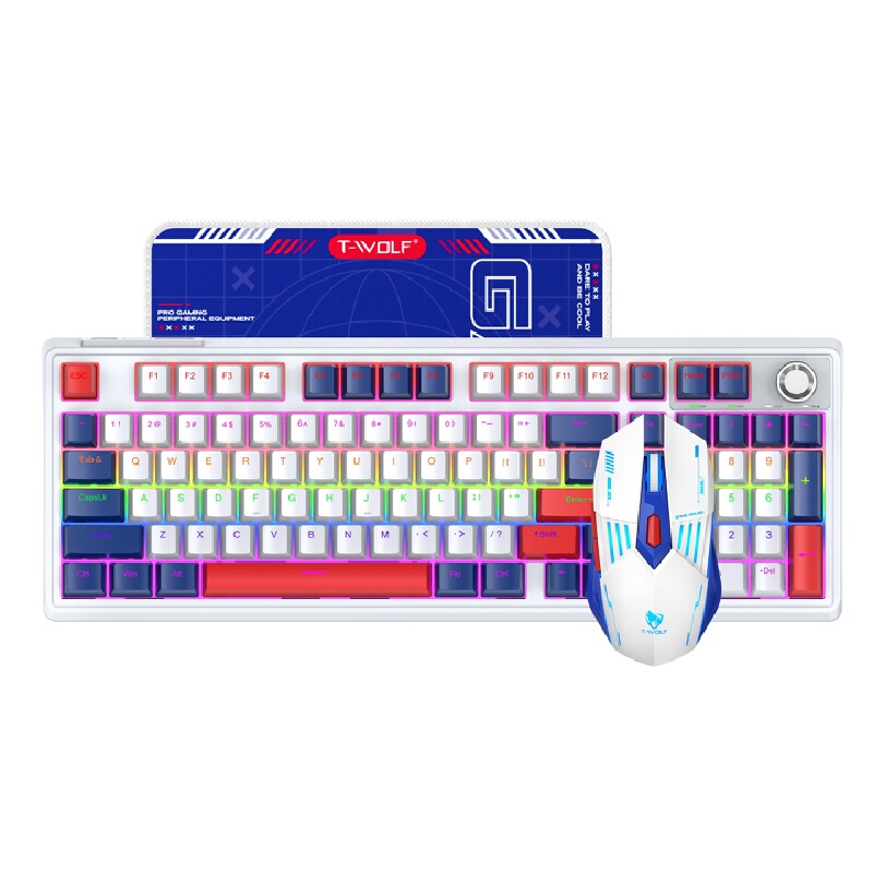 Gaming Keyboard And Mouse Combo Wireless - Mekanik Klavye ve Fare Seti RGB