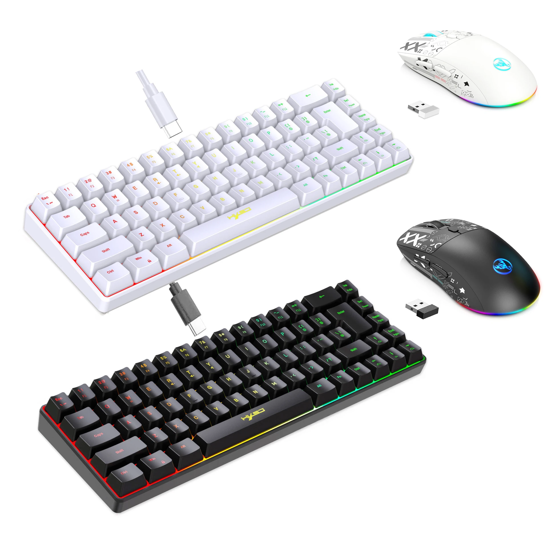 Gaming Keyboard And Mouse Combo - Klavye ve Fare Kombosu Arka Aydınlatmalı