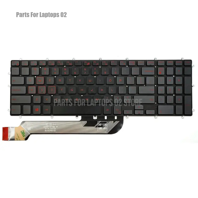 Gaming Keyboard Blue - D Yeni Dell G3-3579 G3-3779 G5-5587