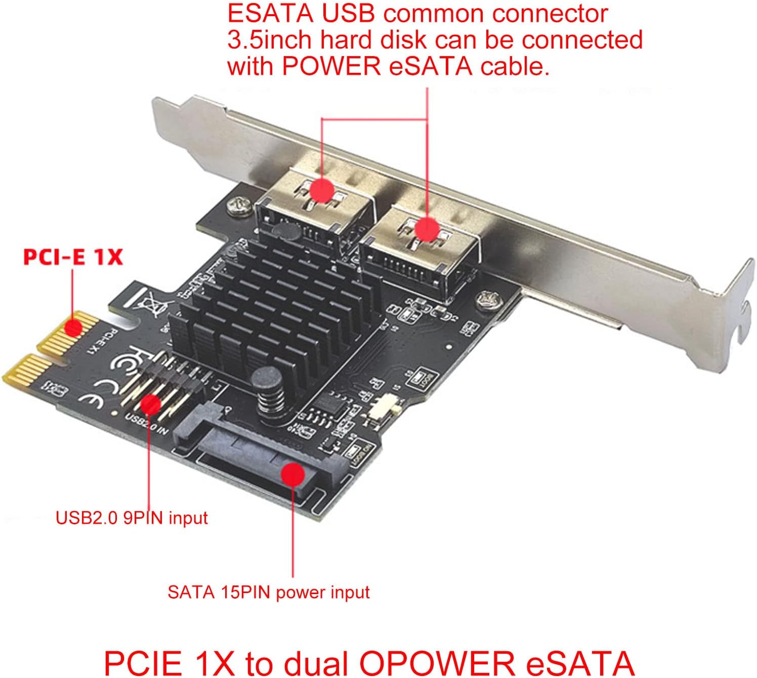 Hot Swap Pcb - PCIE 1X - USB Genişletme Kartı,