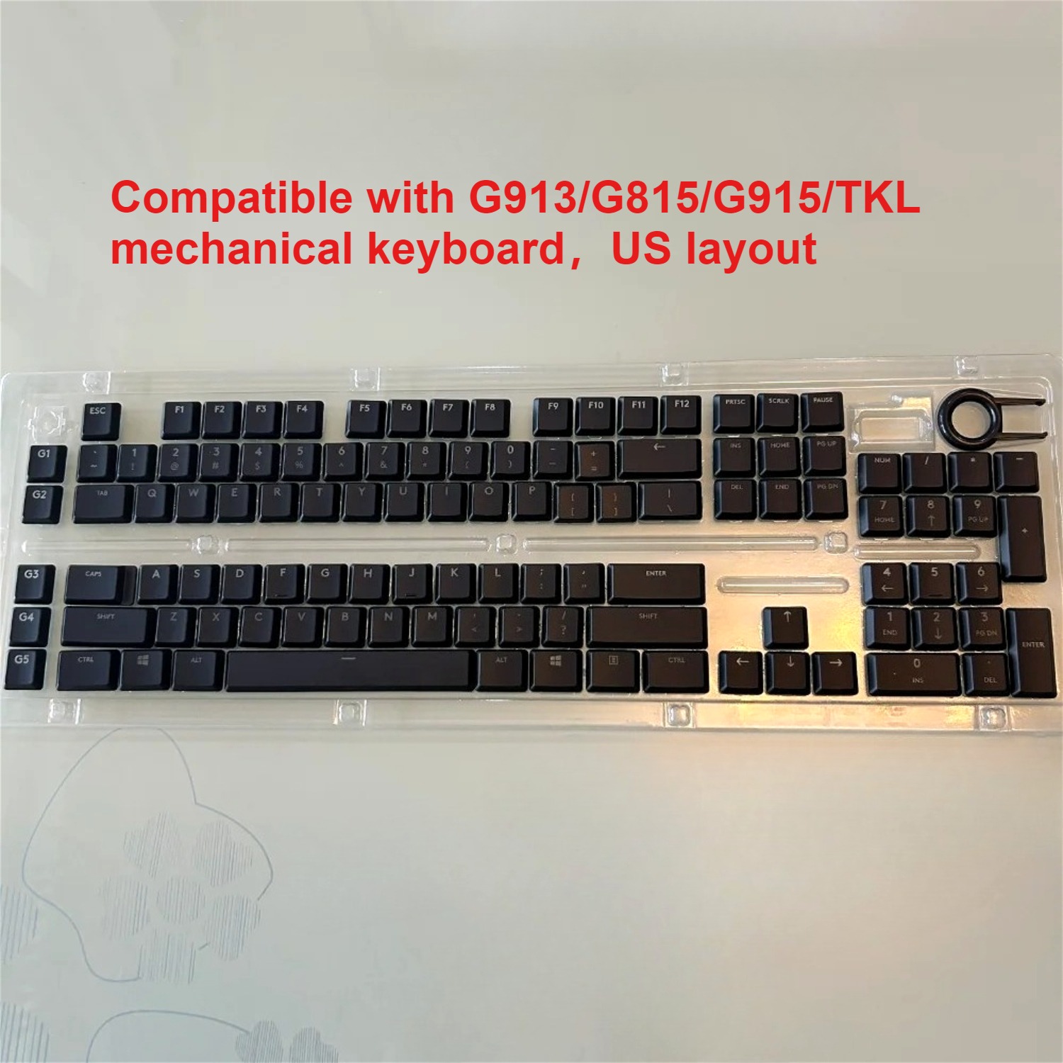 Gaming Keyboard Tkl - Amerikan Klavye Düzeniyle Uyumlu Şeffaf Düşük