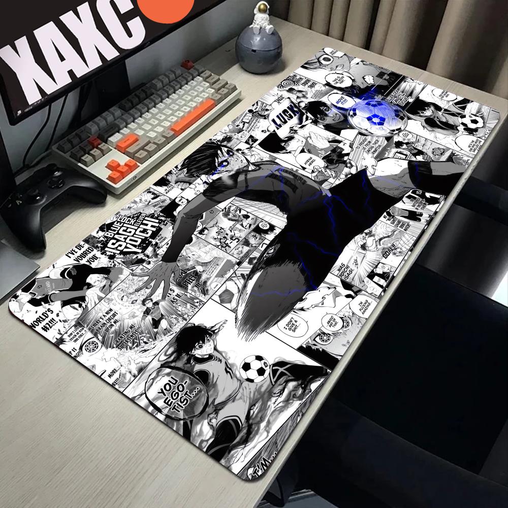 Gaming Keyboard Blue - Siyah Ve Beyaz Anime Mouse Pad