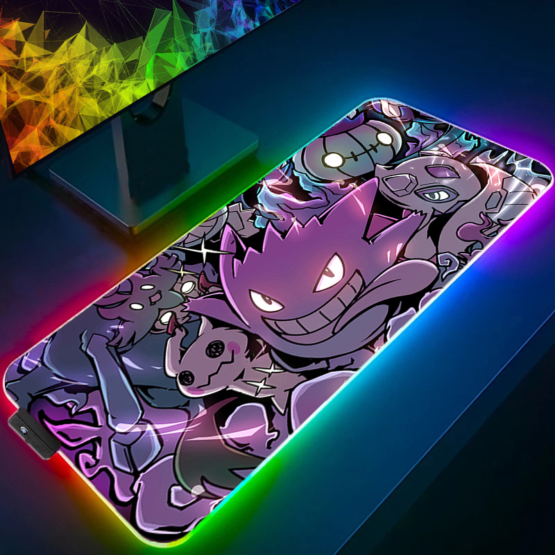 Gaming Keyboard Top - LED Işık Mouse Pad sümen G-gengar