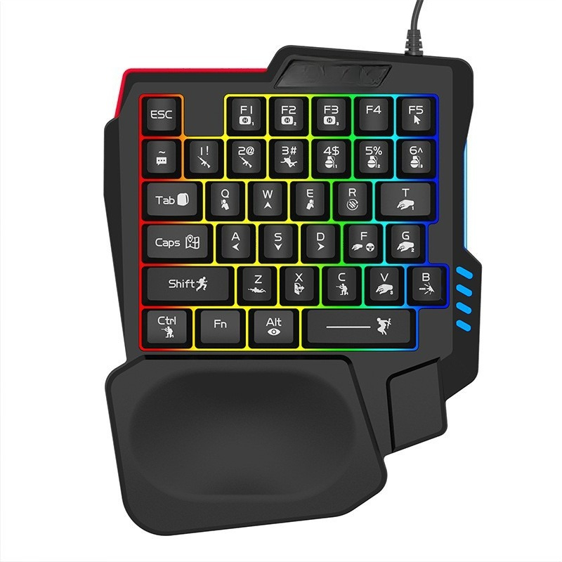 Keyboard Gaming Amazon - K5 tek elle kullanılan klavye Gungod