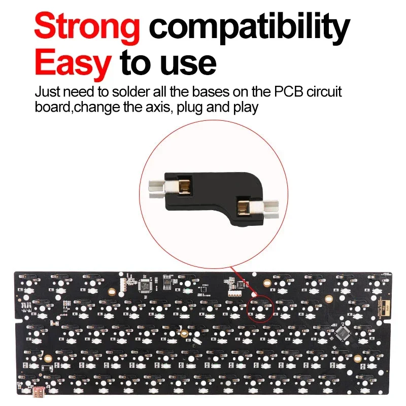 Hot Swap Pcb - 10/30/70/110 adet Kailh Çalışırken Değiştirilebilir PCB