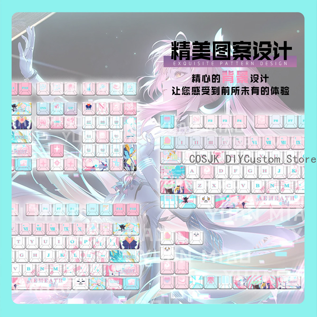 122 Tuşları Anime Wuthering Wa - Gaming Keyboard Top incelemesi ve fiyatı