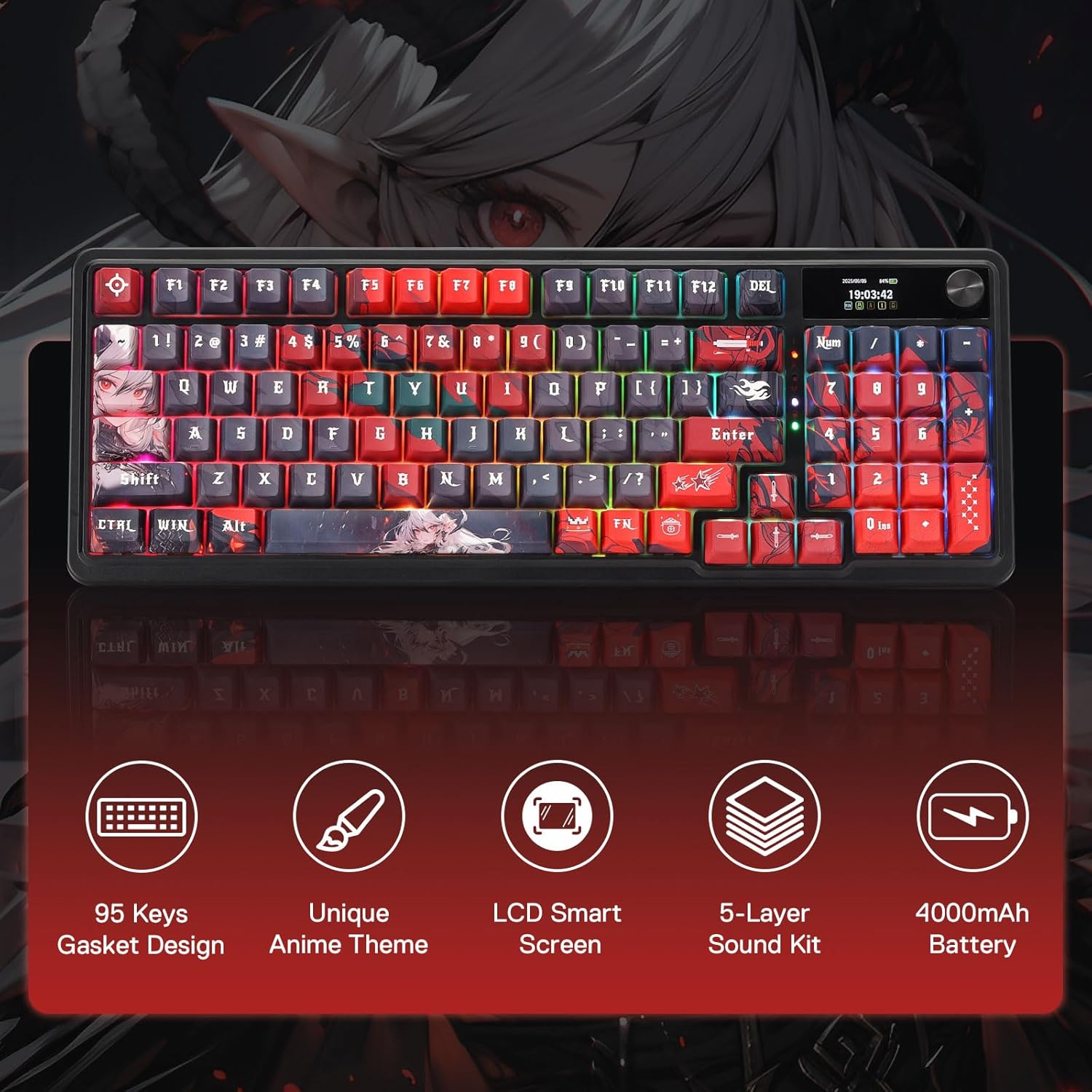 Redragon Kablosuz Gasket Oyun  - Gaming Keyboard Mobile incelemesi ve fiyatı