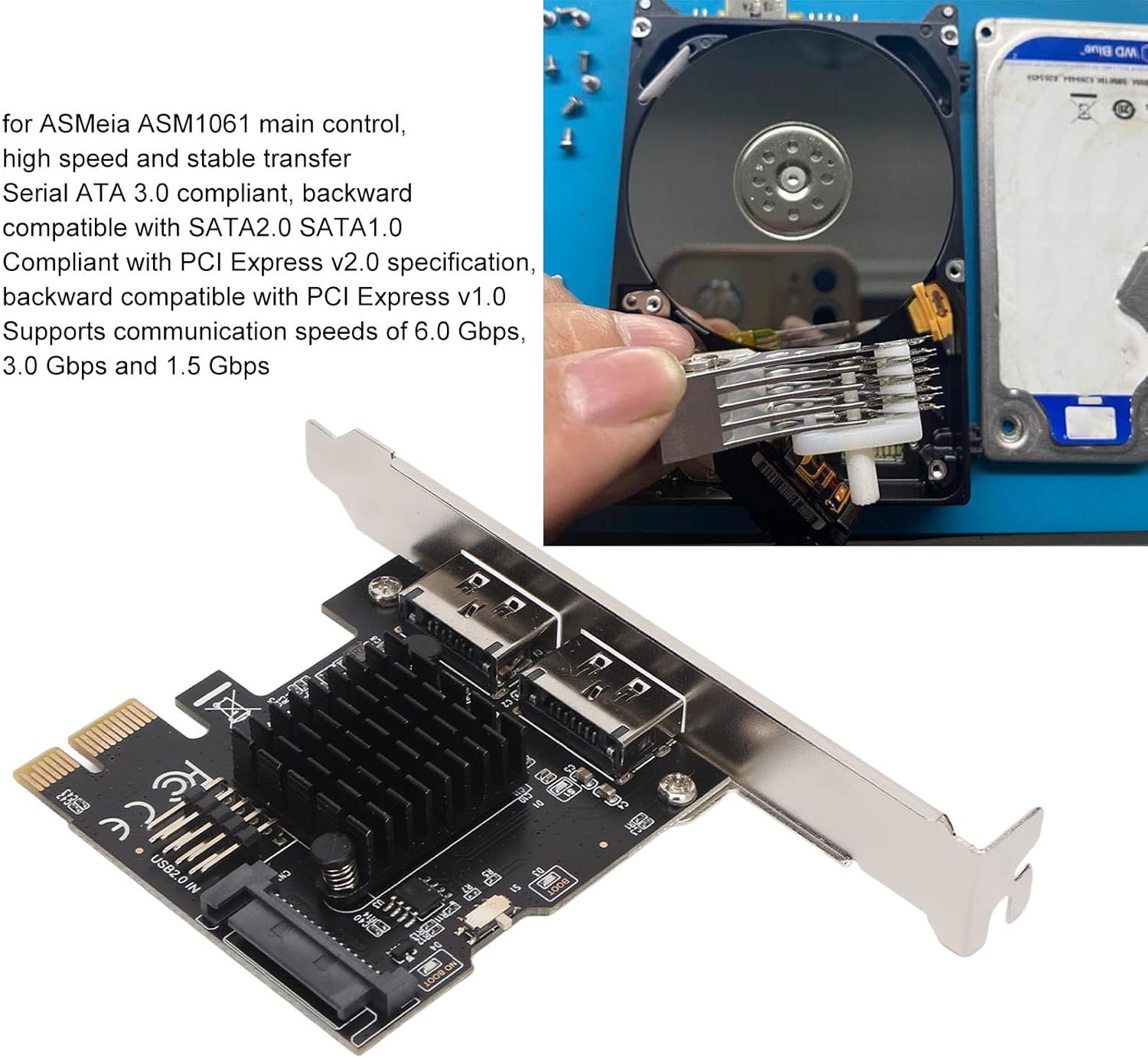 PCIE 1X - USB Genişletme Kartı - Hot Swap Pcb incelemesi ve fiyatı