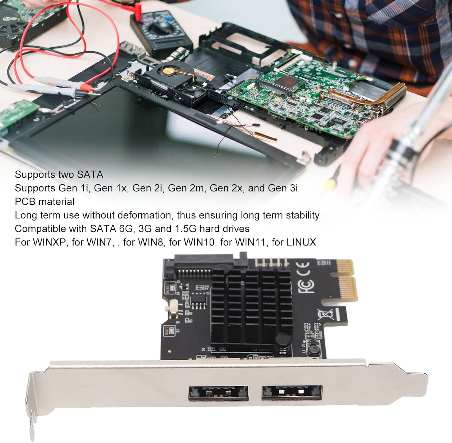 PCIE 1X - USB Genişletme Kartı - Hot Swap Pcb incelemesi ve fiyatı