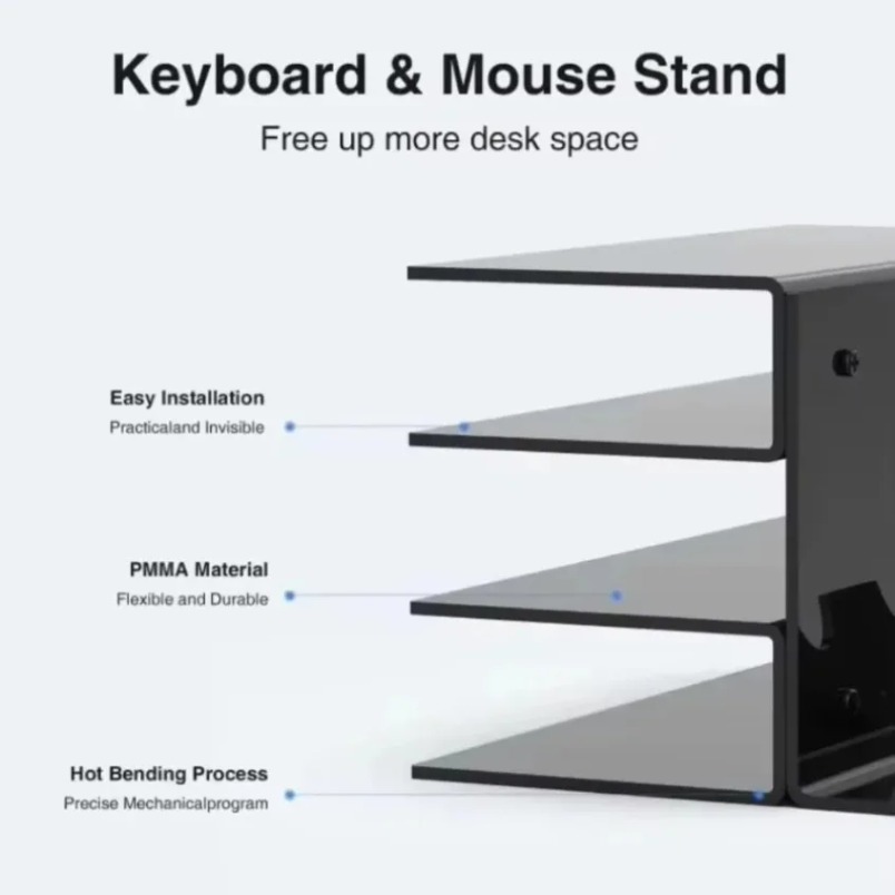 Klavye Standı 3 Katmanlı Akril - Gaming Keyboard Ergonomic incelemesi ve fiyatı