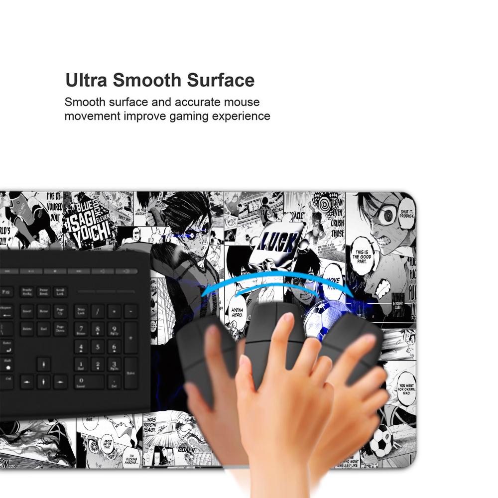Siyah Ve Beyaz Anime Mouse Pad - Gaming Keyboard Blue incelemesi ve fiyatı