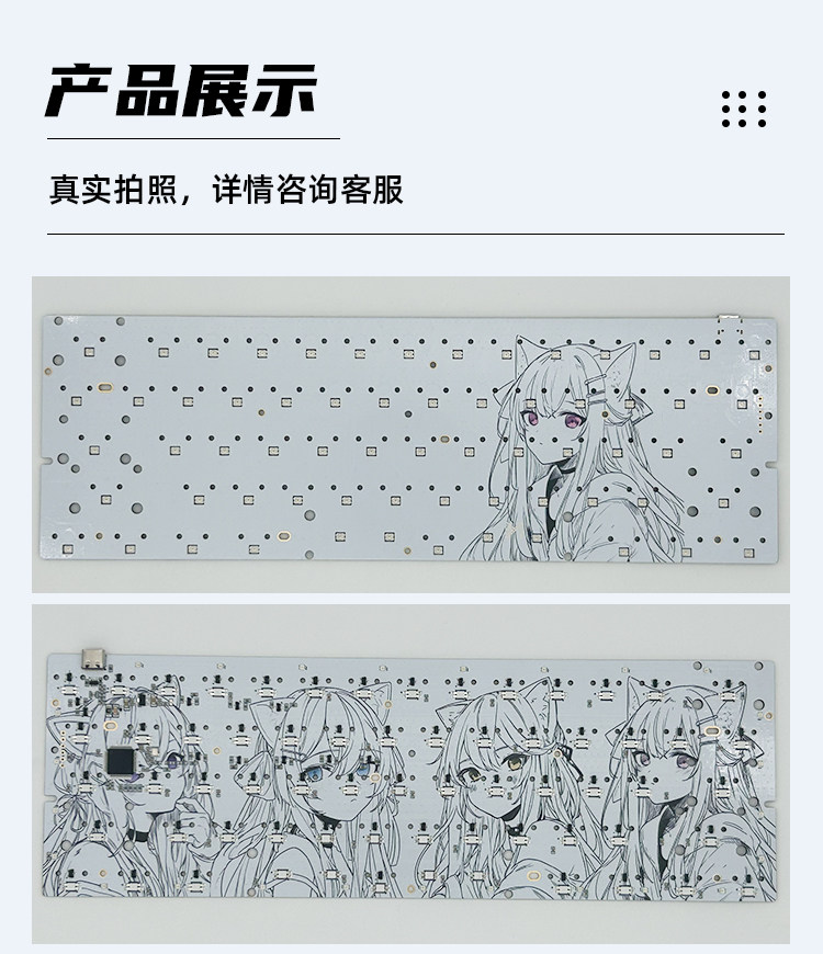 Hall Effect klavye pcb'si colo - Hot Swap Pcb incelemesi ve fiyatı