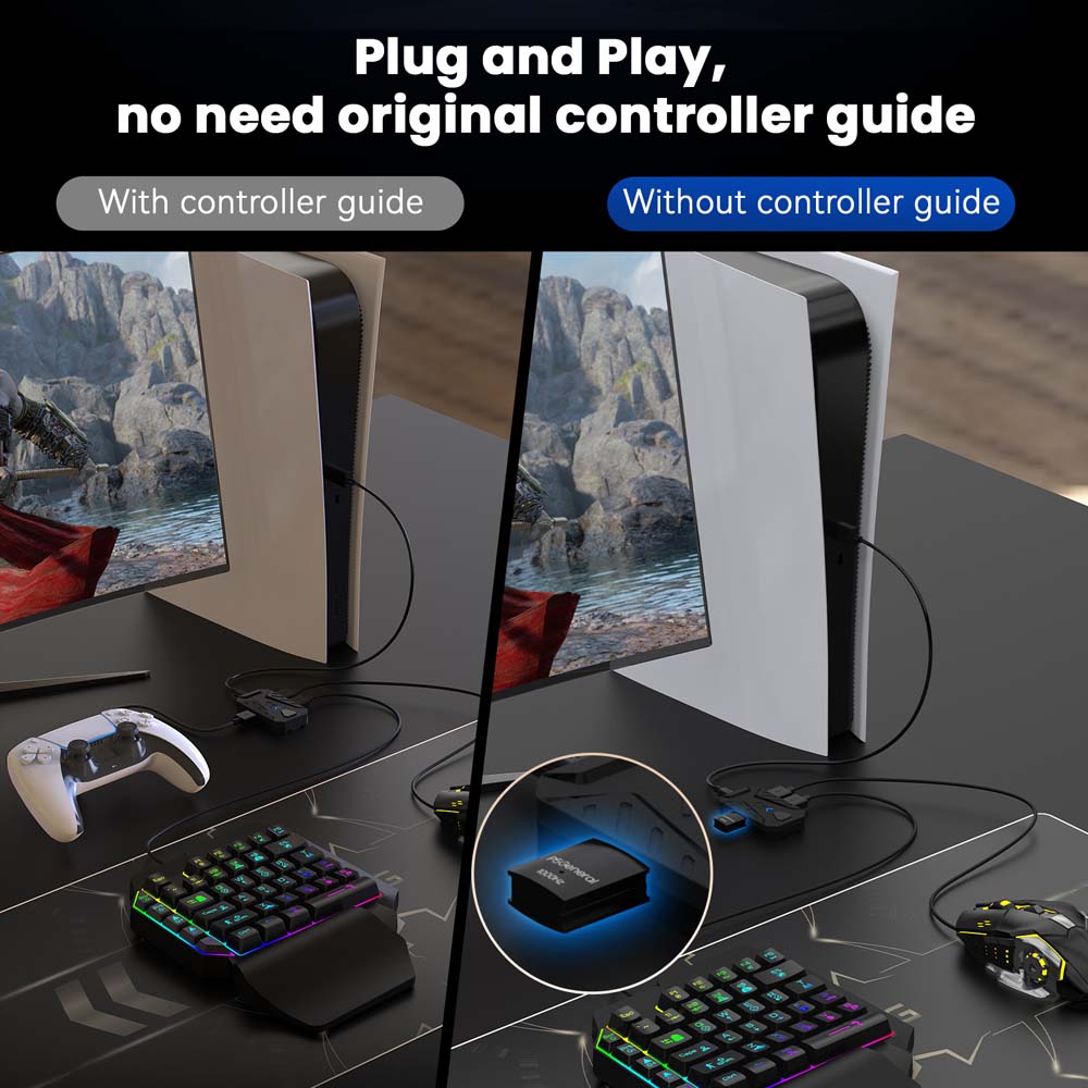 PS5 için oyun klavyesi fare ko - Gaming Keyboard And Mouse Combo incelemesi ve fiyatı