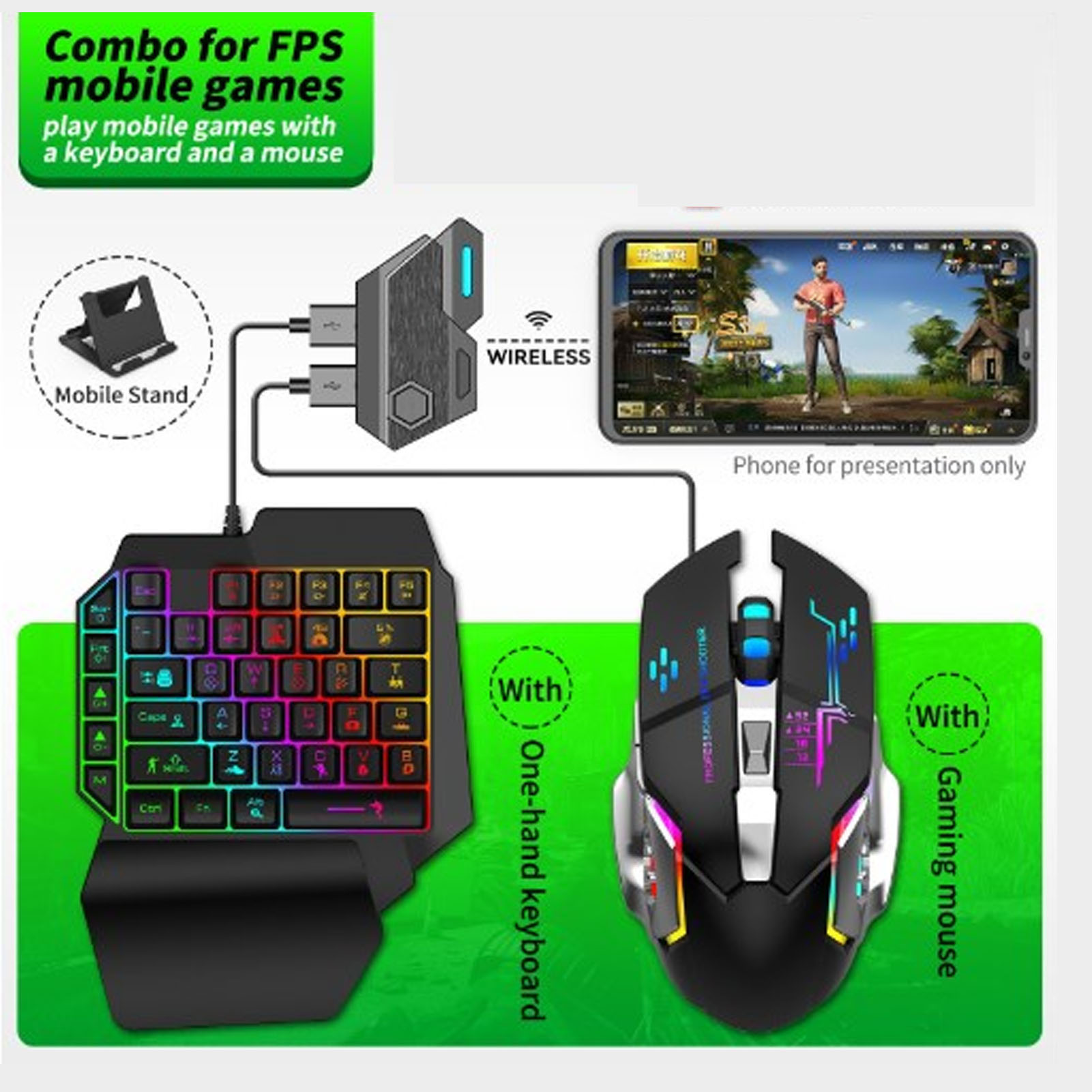 Mobil Oyun Combo Paketi Blueto - Gaming Keyboard And Mouse Combo incelemesi ve fiyatı