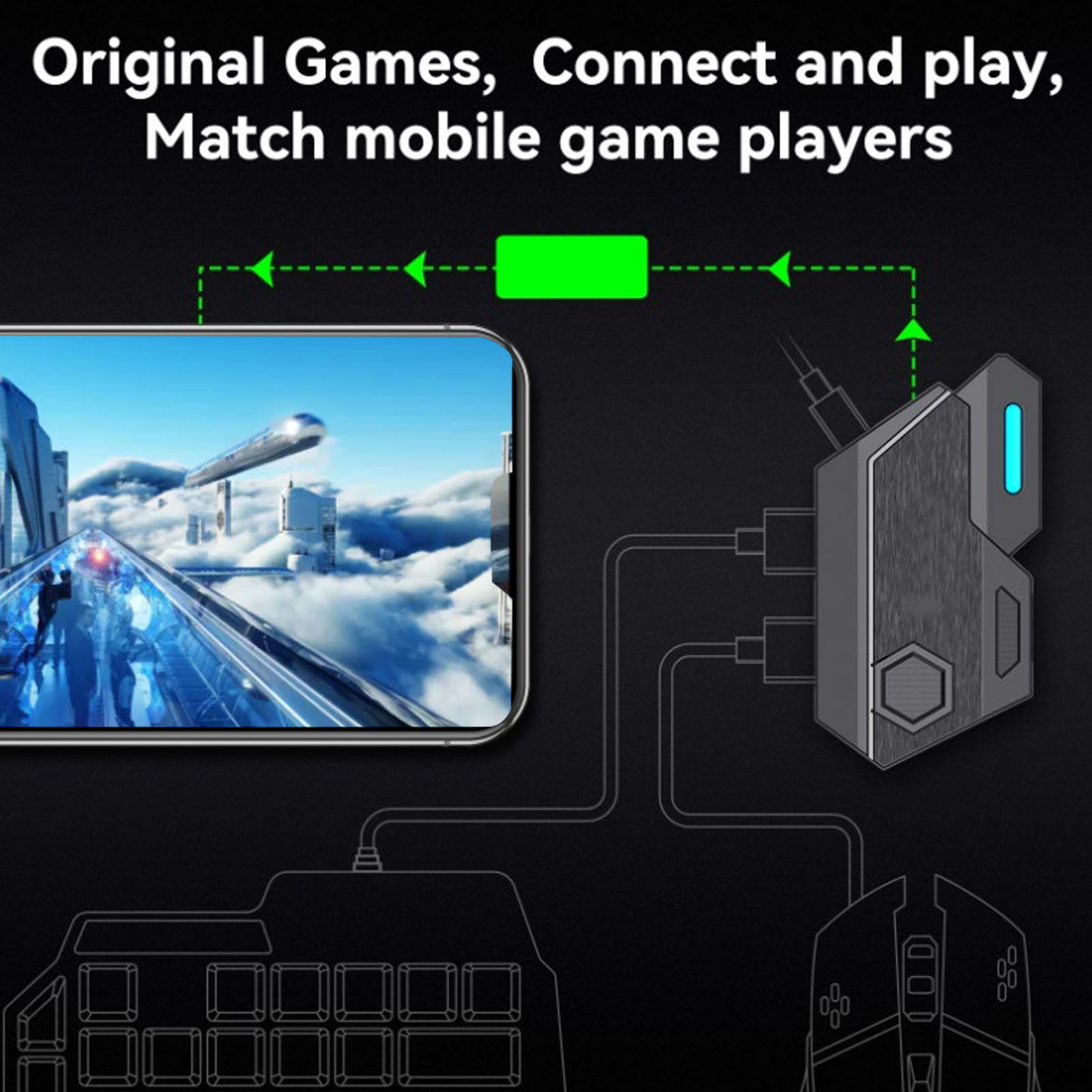 Mobil Oyun Combo Paketi Blueto - Gaming Keyboard And Mouse Combo incelemesi ve fiyatı