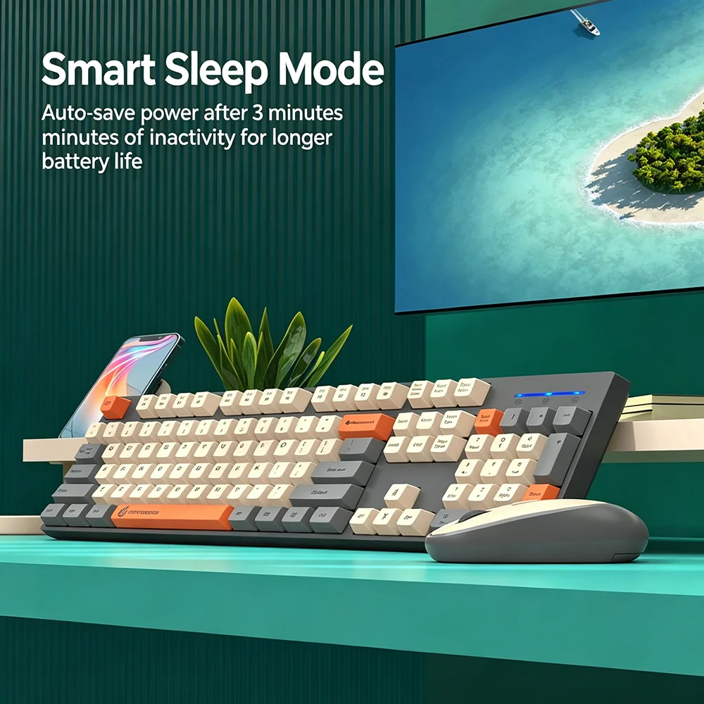 KEBIDUMEI 2.4G Kablosuz Klavye - Gaming Keyboard And Mouse Combo Wireless incelemesi ve fiyatı