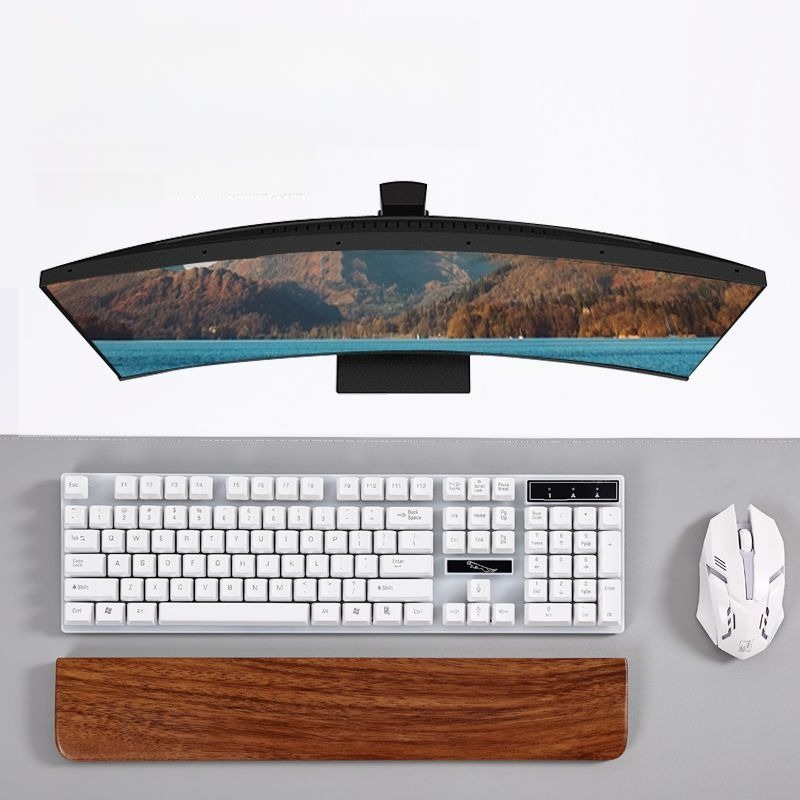 Masif Ahşap Klavye Bilek Deste - Gaming Keyboard And Mouse Combo incelemesi ve fiyatı