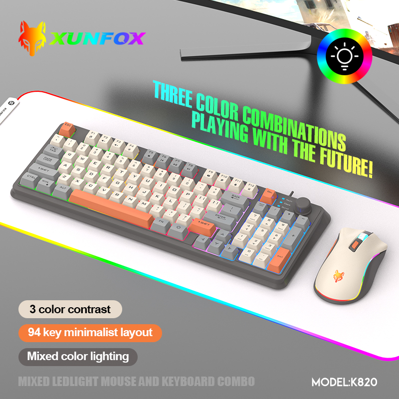 K820 USB Kablolu Oyun Klavye F - Gaming Keyboard And Mouse Combo Wireless incelemesi ve fiyatı