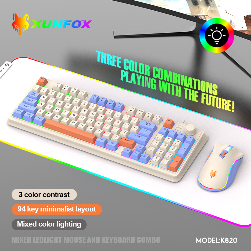 K820 USB Kablolu Oyun Klavye F - Gaming Keyboard And Mouse Combo Wireless incelemesi ve fiyatı