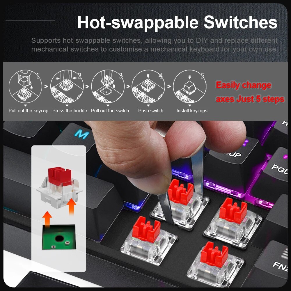 E-YOOSO Z686 RGB USB 60% Mini  - Gaming Keyboard E Yooso incelemesi ve fiyatı