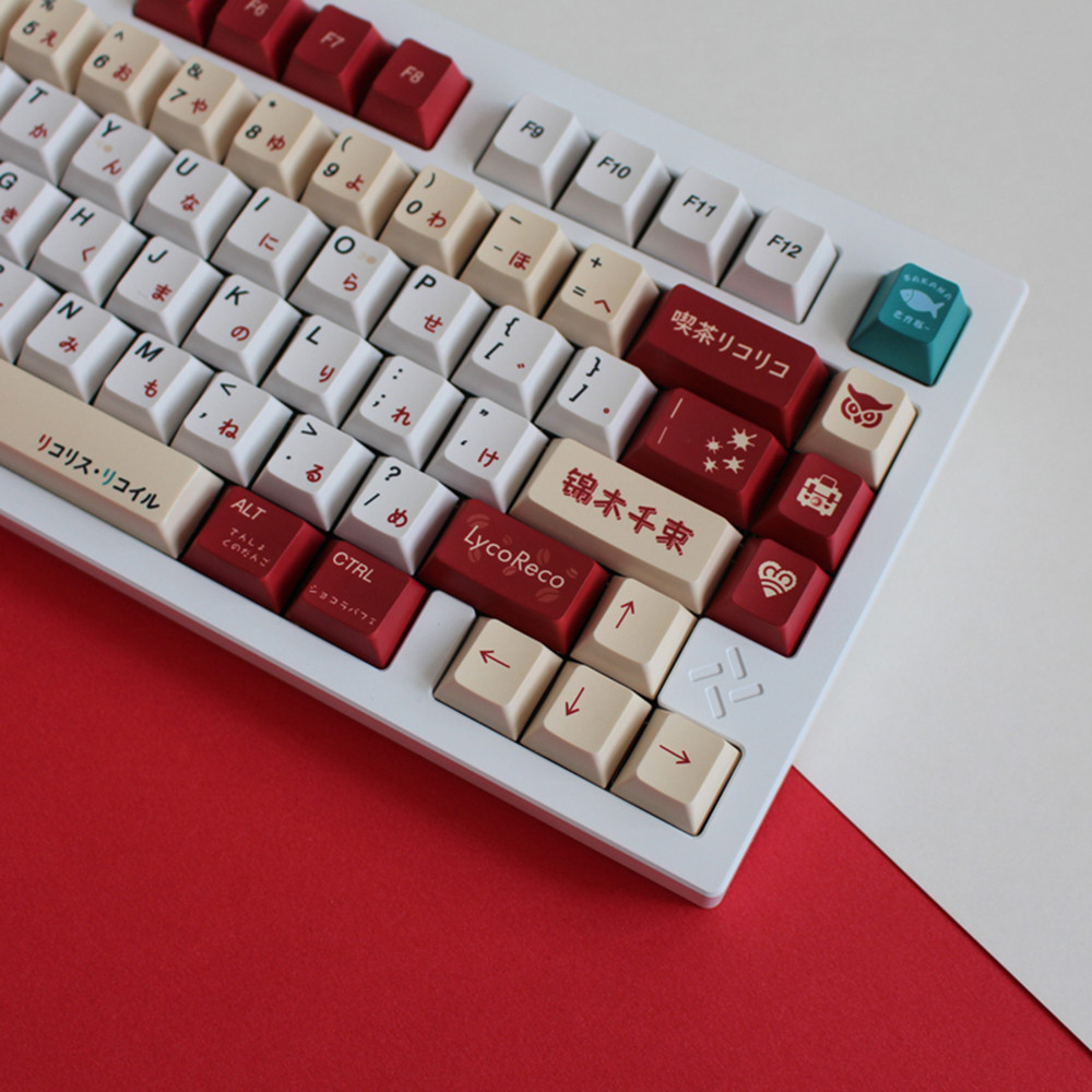 Lycoris Recoil Anime PBT Klavy - Gaming Keyboard Ergonomic incelemesi ve fiyatı