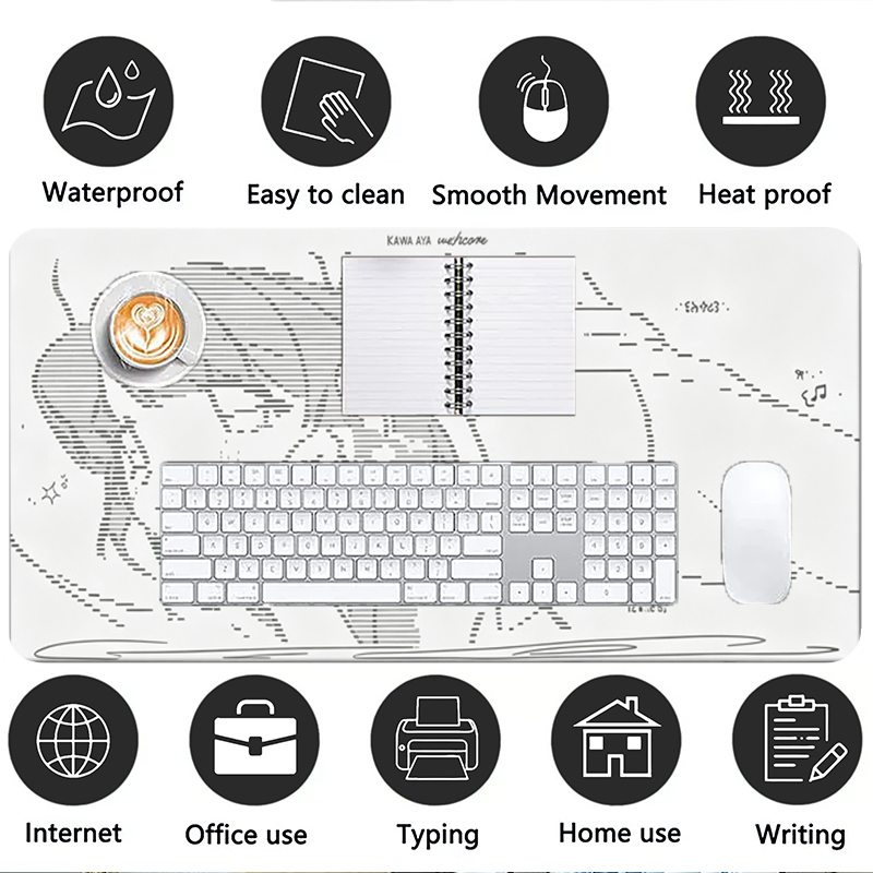 1 adet deri Mouse Pad Anime me - Gaming Keyboard Mouse incelemesi ve fiyatı